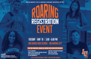 Roaring Registration Event flier for Millwood High School on May 19, 2026