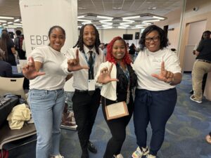 A group photo with Delisa Carter and Gerald Martin