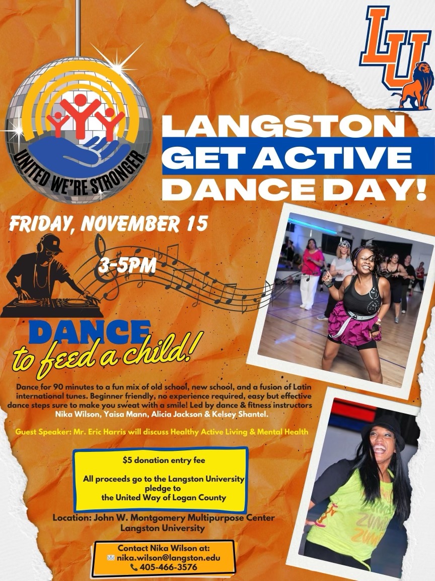 Langston Get Active Dance Day to benefit United Way of Logan County Campaign 2024