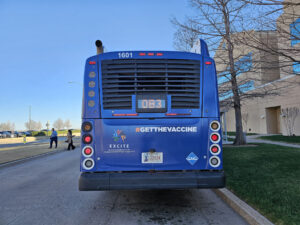 Photo of Unity In Immunity Bus Wrap Back