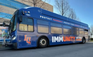 Photo of Unity In Immunity Bus Wrap Side View