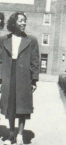 Violet Alford as a student at Langston University