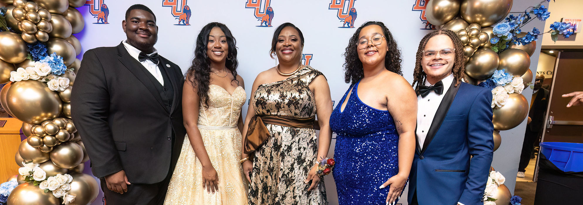 Photo of President Jackson with SGA at 2025 Gala