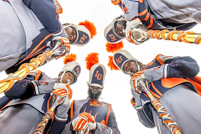 LU Marching Pride Band Drum Majors